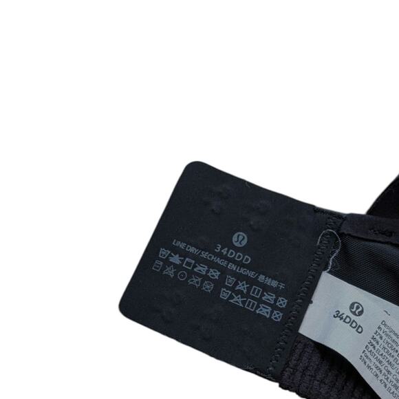 Lululemon Black AirSupport Bra 34DDD - Picture 5 of 8